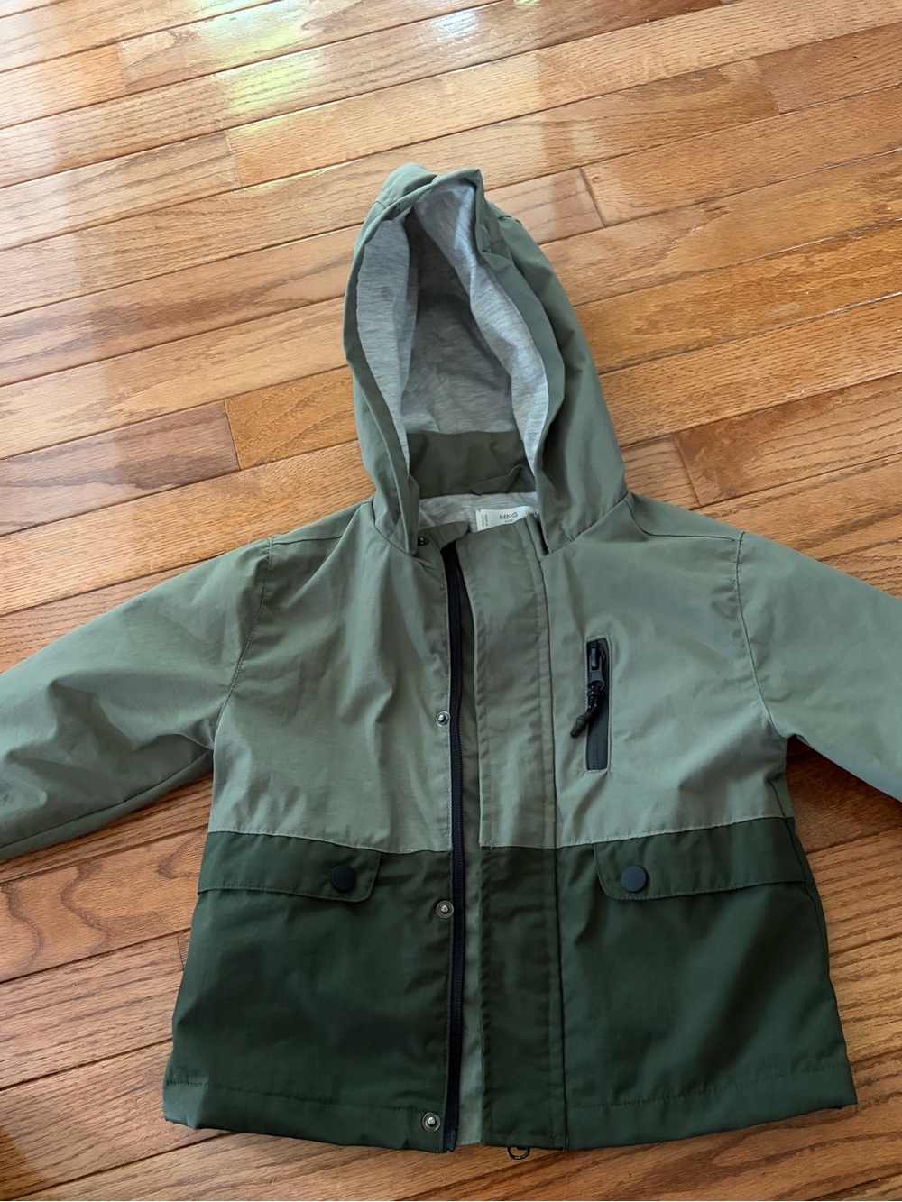 Mango toddler lined windbreaker jacket